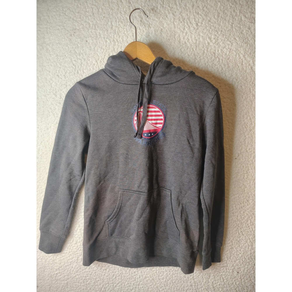 Fanatics Golden State Warriors NBA Hoodie Charcoal Gray Pullover Small